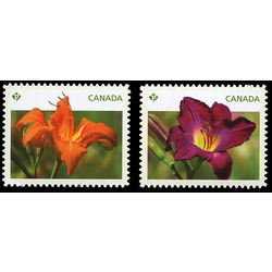 canada stamp 2529 2530 daylilies 2012