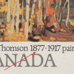 canada stamp 734ii autumn birches 12 1977 FDC 001
