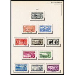 george vi 1937 coronation collection of 204 different stamps