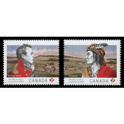 canada stamp 2554 5 the war of 1812 2012