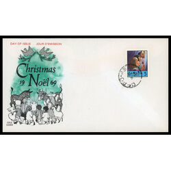 canada stamp 503 children praying 6 1969 FDC PC 016