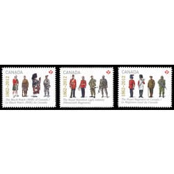 canada stamp 2578 2580 the regiments 2012