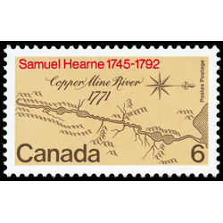 canada stamp 540i samuel hearne 6 1971