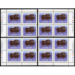 canada stamp 1174i musk ox 59 1989 PB SET