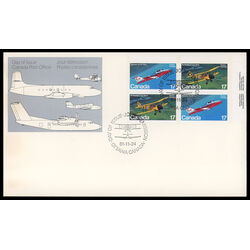 canada stamp 904a canadian aircraft 1981 FDC UR