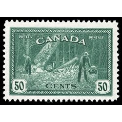 canada stamp 272 logging bc 50 1946 M VFNH 035