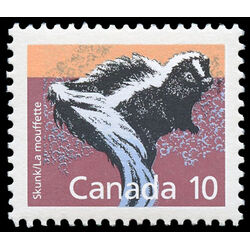 canada stamp 1160iii skunk 10 1988