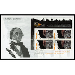 canada stamp 2283 map of bc panning for gold 52 2008 FDC UL