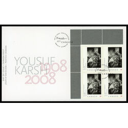 canada stamp 2270 yousuf karsh self portrait 52 2008 FDC UL