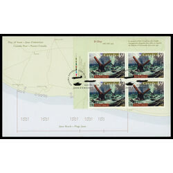 canada stamp 2043 juno beach normandy 49 2004 FDC UL