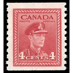 canada stamp 281 king george vi 4 1948 M VFNH 006