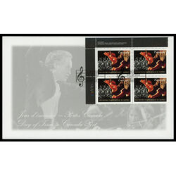 canada stamp 1968 conductor s hands strings section 48 2002 FDC UL