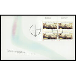 canada stamp 1858 sunlight breaking through clouds 46 2000 FDC UL