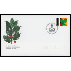 canada stamp 1588 holly 40 1995 FDC