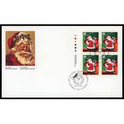 canada stamp 1339 santa claus 40 1991 FDC UL