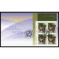 canada stamp 1966 winter travel by cecil youngfox 65 2002 FDC UL