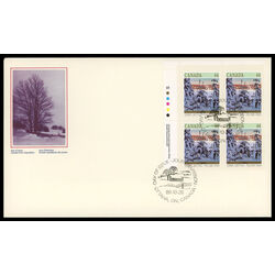 canada stamp 1257 snow ii 44 1989 FDC UL