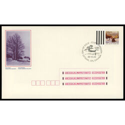 canada stamp 1259 champ de mars winter montreal 33 1989 FDC