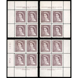 canada stamp 325 queen elizabeth ii 1 1953 PB SET %232