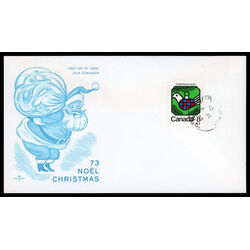 canada stamp 626 dove 8 1973 FDC PC 013