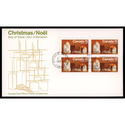 canada stamp 609pi christmas candles 15 1972 FDC UL
