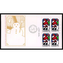 canada stamp 627 santa claus 10 1973 FDC UL