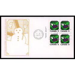 canada stamp 626 dove 8 1973 FDC UL