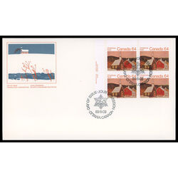 canada stamp 1006 rural church 64 1983 FDC UL