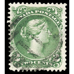 canada stamp 24b queen victoria 2 1868 U VF 030
