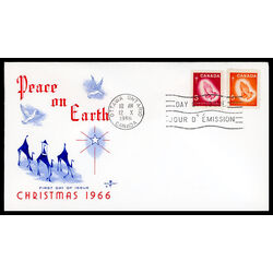 canada stamp 451 2 fdc christmas praying hands 1966