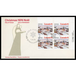 canada stamp 653 laurentian village 15 1974 FDC UR