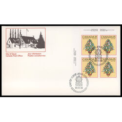 canada stamp 901 christmas tree 1881 15 1981 FDC UL