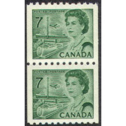 canada stamp 549 pair queen elizabeth ii 1971