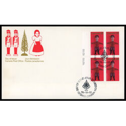 canada stamp 841 knitted stuffed doll 35 1979 FDC LL