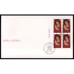 canada stamp 773 madonna of the flowering pea 12 1978 FDC UL