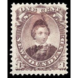 newfoundland stamp 32 edward prince of wales 1 1869 M FOG 017