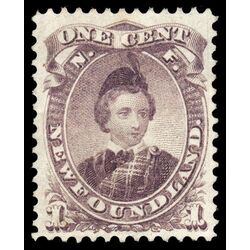 newfoundland stamp 32 edward prince of wales 1 1869 M VF 019