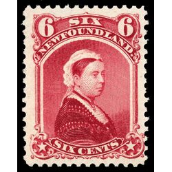 newfoundland stamp 36 queen victoria 6 1894 M VF 017