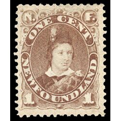newfoundland stamp 41 edward prince of wales 1 1880 M VF 009