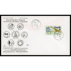 canada stamp 507 interior of a leaf 6 1970 FDC PC 014