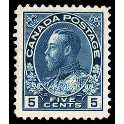 canada stamp 111 king george v 5 1914 M VF 033