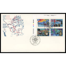 canada stamp 1236a exploration of canada 4 1989 FDC UL