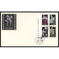 canada stamp 1255a performing arts 1989 FDC LR