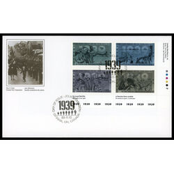 canada stamp 1263a second world war 1939 1989 FDC LR