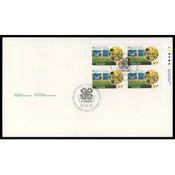 canada stamp 1215 rural scene and 4 h project 37 1988 FDC UR