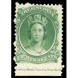 nova scotia stamp 11i queen victoria 8 1860