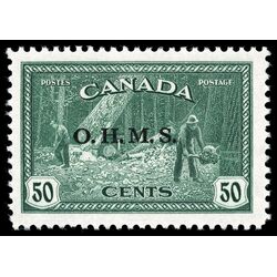 canada stamp o official o9 lumbering 50 1949 M VF 033