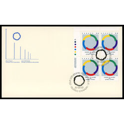 canada stamp 1146 quebec summit symbol 36 1987 FDC UL