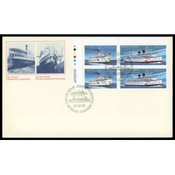 canada stamp 1140a canadian steamships 1987 FDC UL