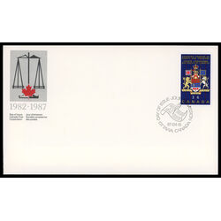 canada stamp 1133 candian coat of arms 36 1987 FDC